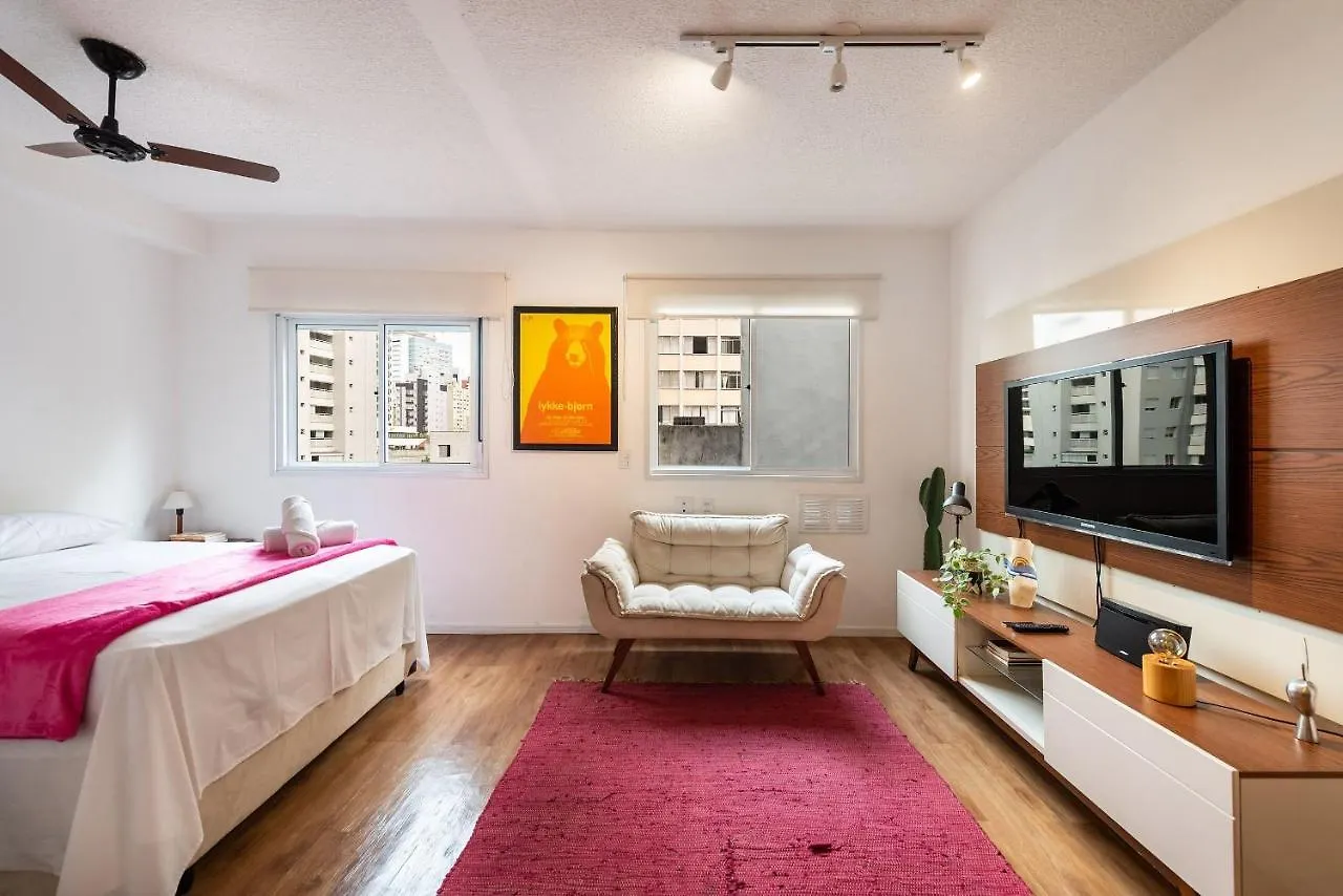 Br304 Studio Moderno Prox. Ao Shopping Frei Caneca Apartment Sao Paulo 0*,  Brazil
